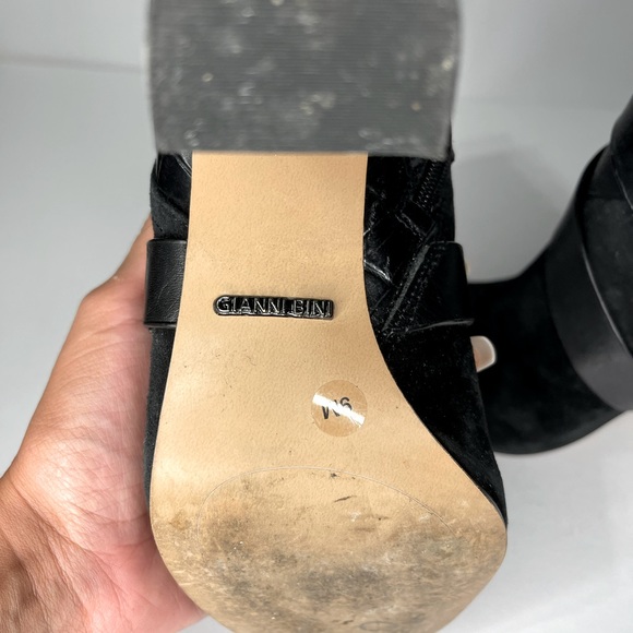 GIANNI BINI | HEELED BOOT IN BLACK | SIZE 9 - Picture 6 of 6
